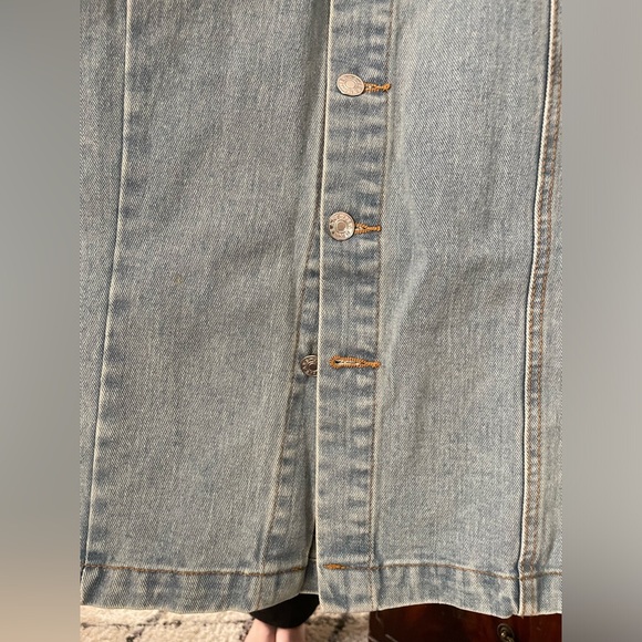 Shein Button Up Maxi Jean Skirt - Picture 3 of 4